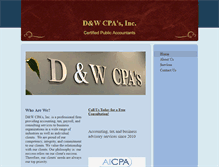 Tablet Screenshot of dnwcpas.com